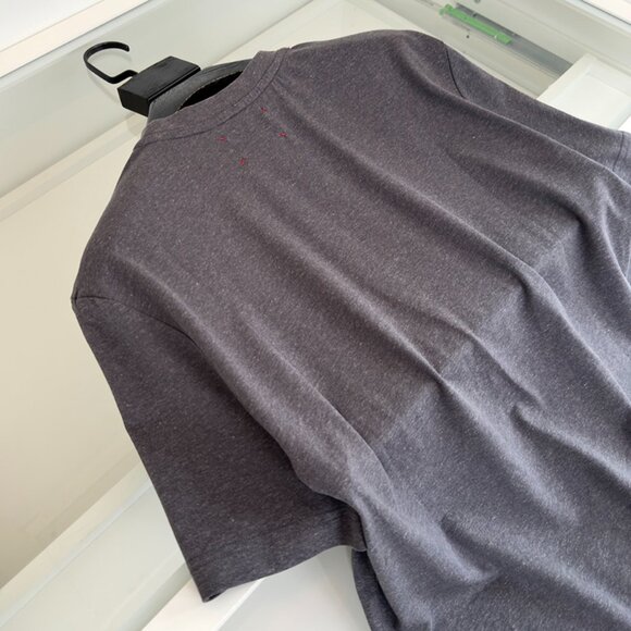 Kiton Dark Grey Crew Neck Short Sleeve T-Shirt - Picture 8 of 8